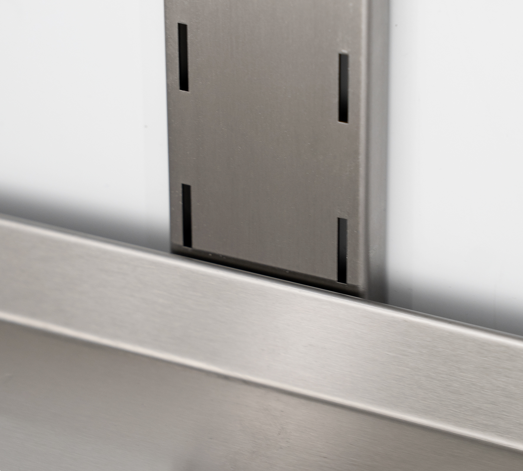 HCB Dubbel wandschap - 100 x 40 cm - RVS - Afbeelding 6