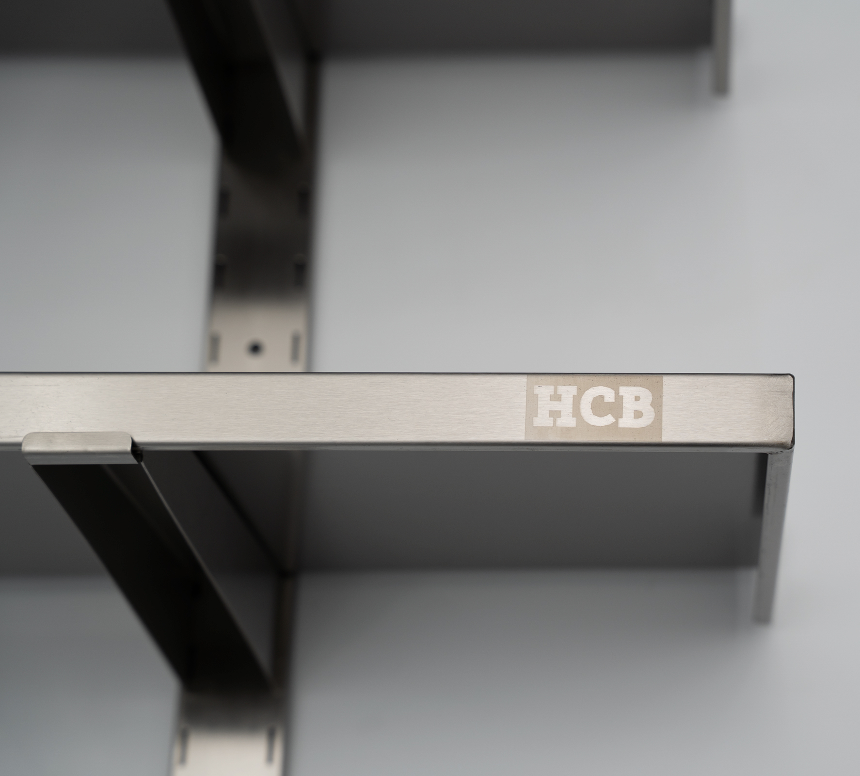 HCB Dubbel wandschap - 100 x 40 cm - RVS - Afbeelding 8