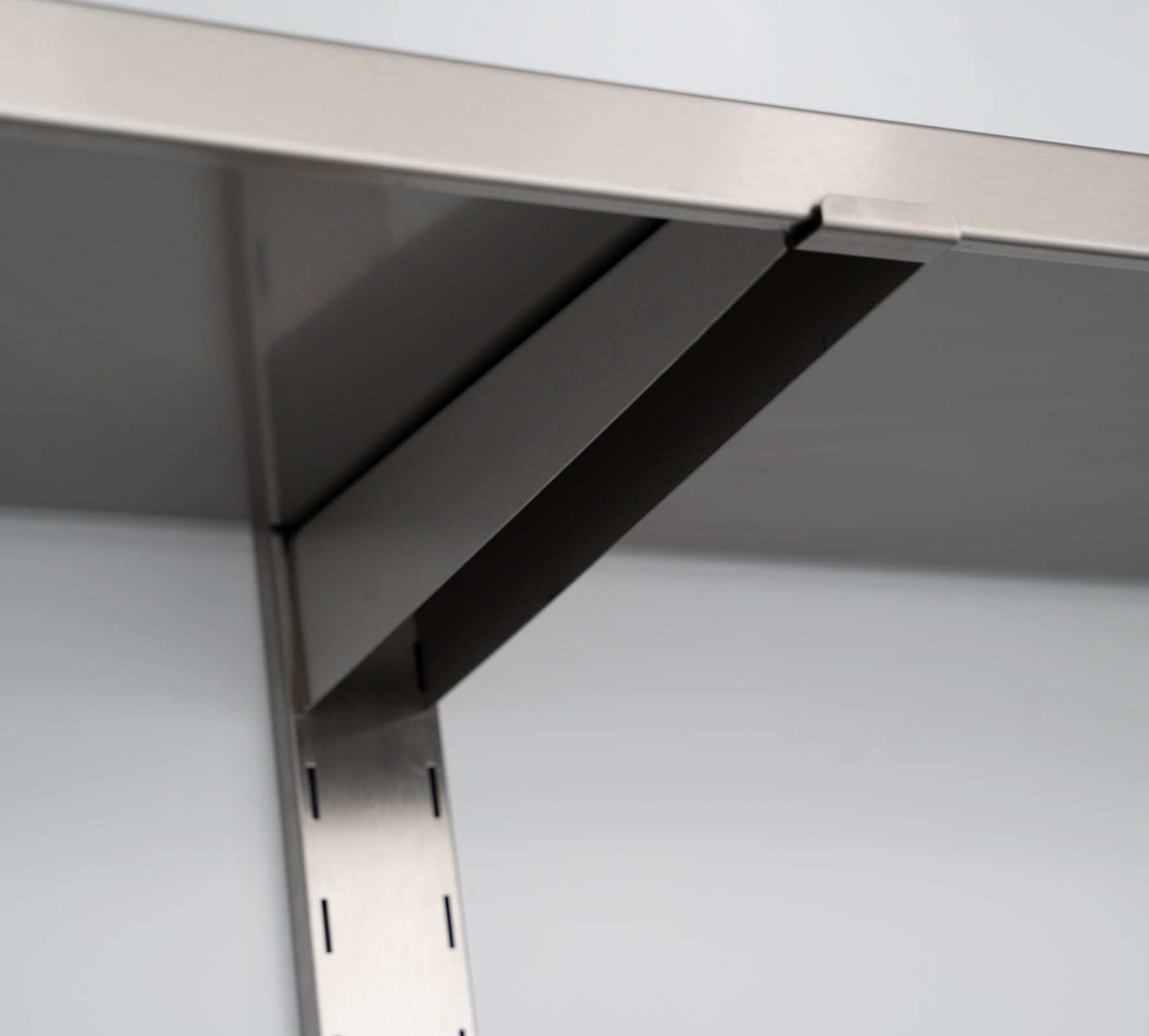 HCB Dubbel wandschap - 100 x 40 cm - RVS - Afbeelding 2