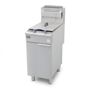 HCB Frituur - 23 liter - 4 branders - 35,2 kW - propaan - RVS