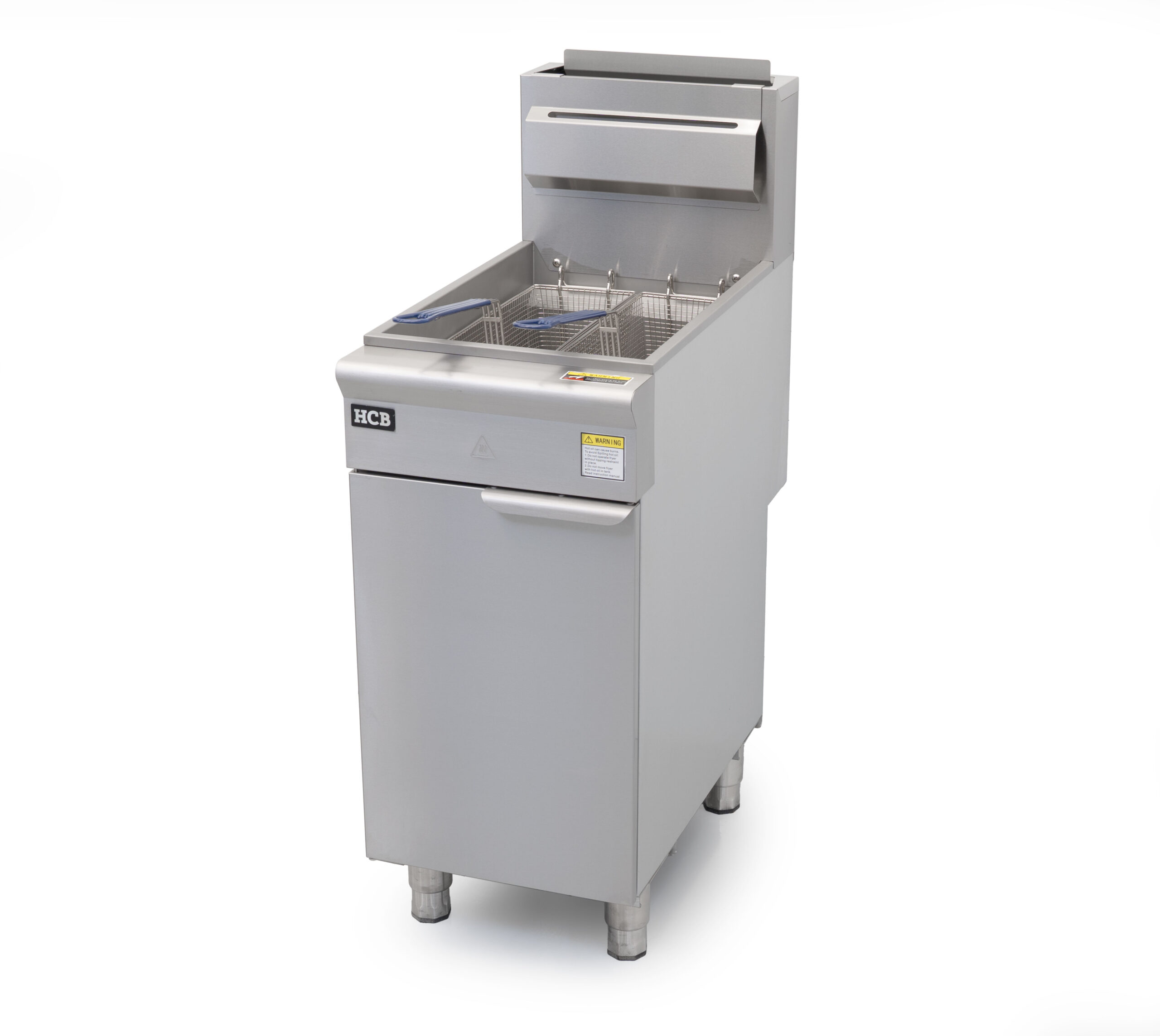 HCB Frituur - 23 liter - 4 branders - 35,2 kW - propaan - RVS - Afbeelding 3