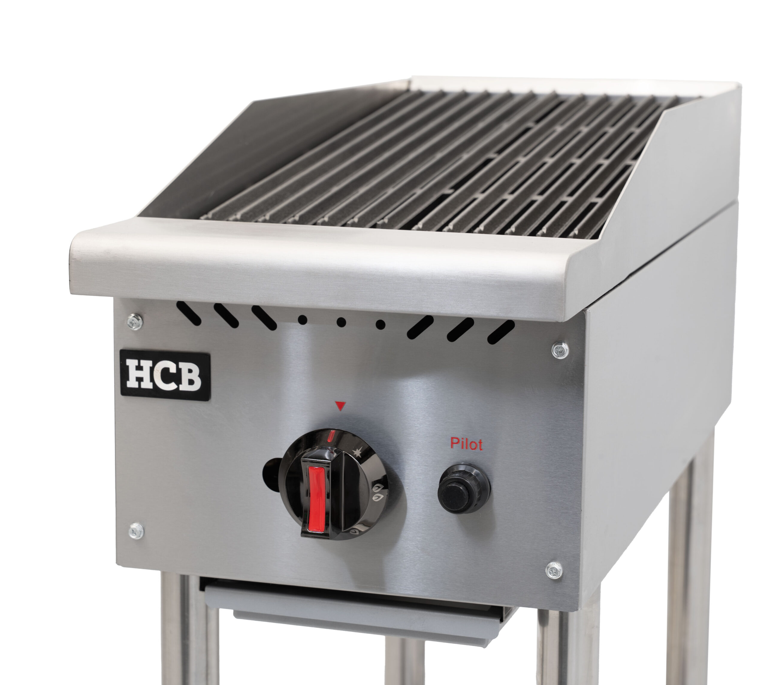 HCB Grill - 1 brander - propaan - 10,25 kW - 30,5 cm - RVS - Afbeelding 3