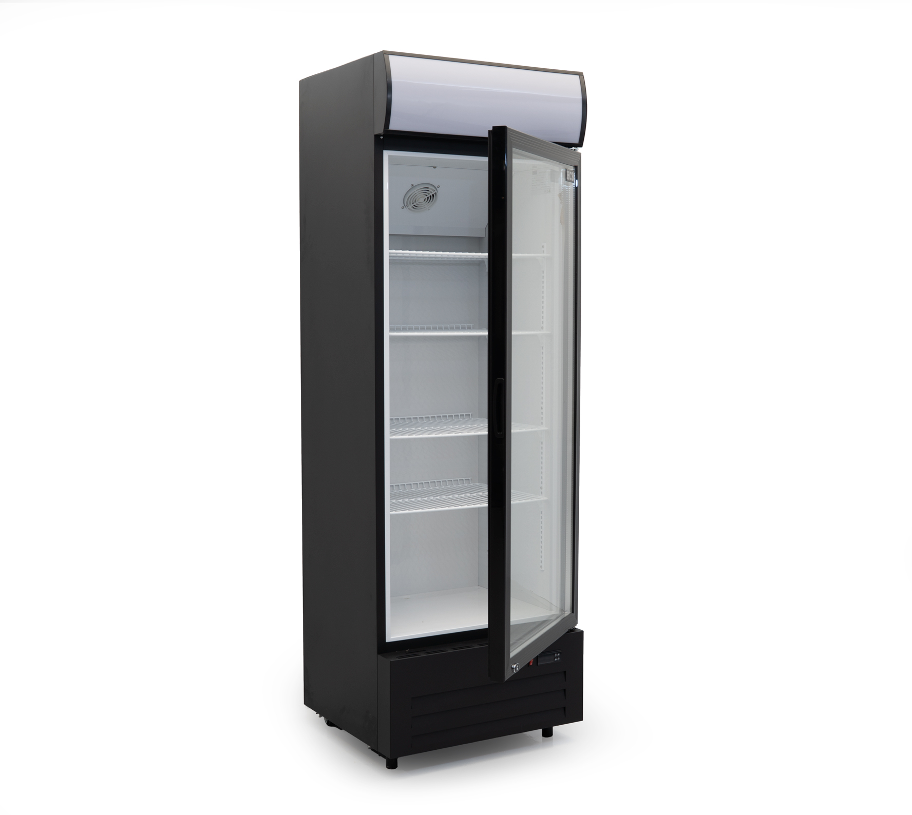 Nevera expositora HCB con panel publicitario - 289 litros - negra - 230V - Imagen 6