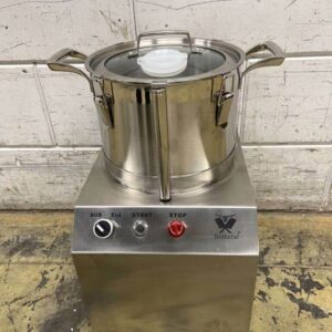 Cortadora de acero inoxidable para verduras, cortadora de verduras de 7 litros, 230 V, para hostelería