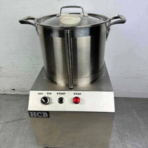 Cortadora de verduras HCB de acero inoxidable, 10 litros, 230 V, para hostelería