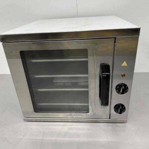 Horno de aire caliente de acero inoxidable Milan Toast, horno de convección, horno de horneado rápido, 37 litros, 230 V, para hostelería