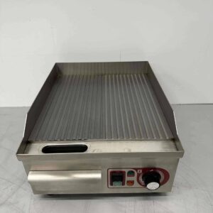 Bandeja de horno de acero inoxidable HCB, con relieve, 36 cm, 230 V, para hostelería
