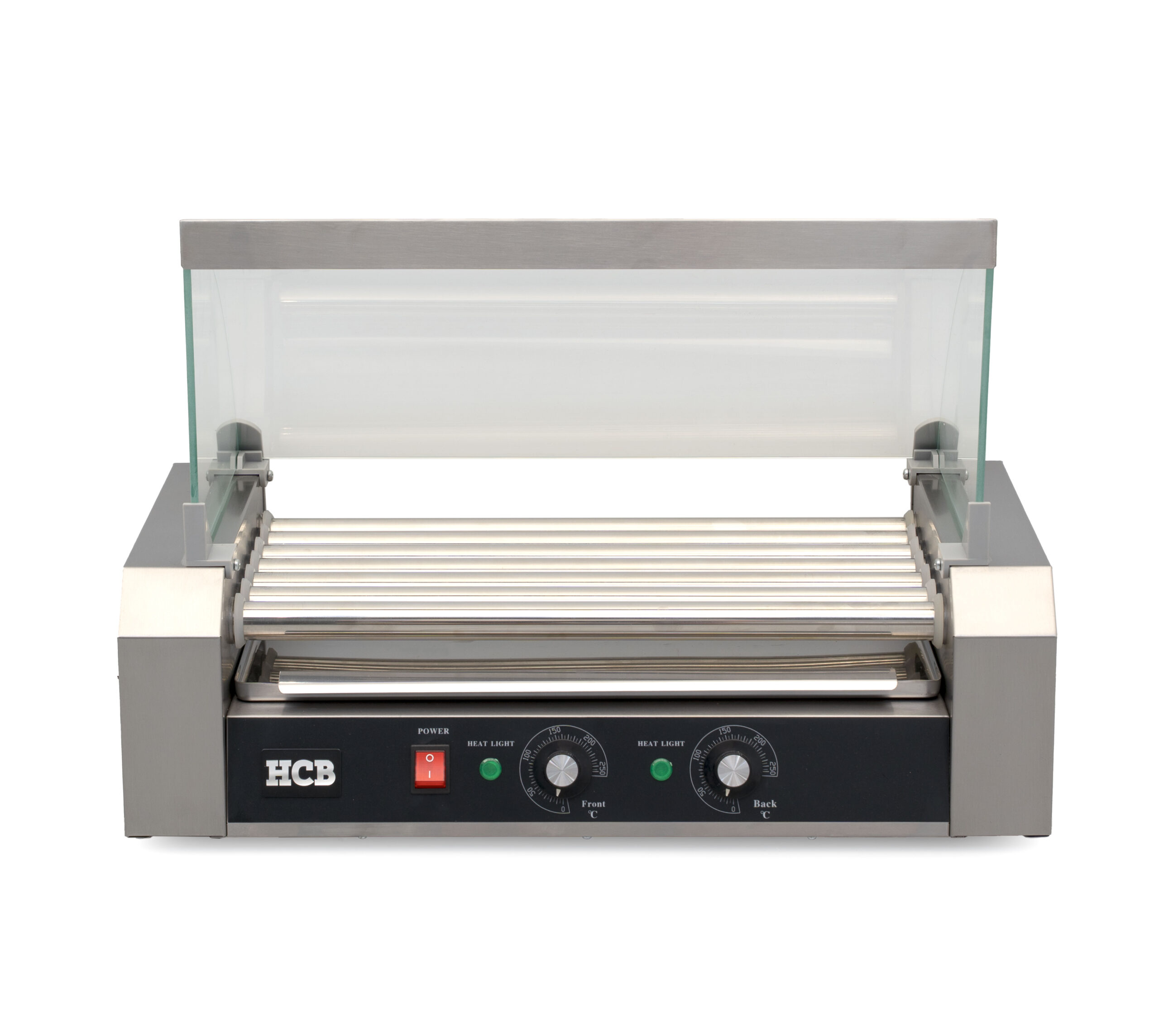 HCB Sausage Grill - Hot Dog Roller - 7 rollers - Stainless Steel - 230V - Image 7