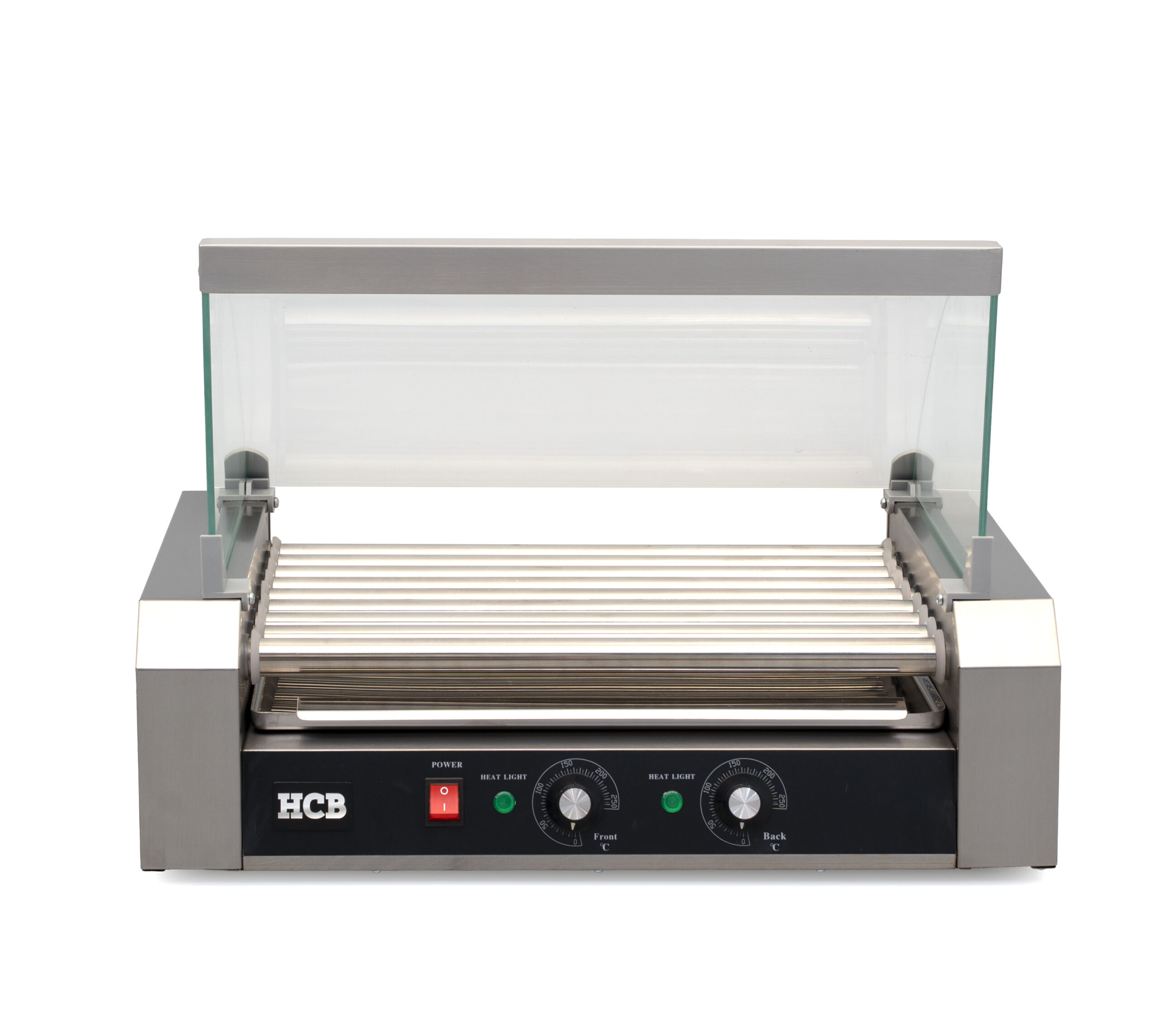 HCB Sausage Grill - Hot Dog Roller - 9 rollers - Stainless Steel - 230V - Image 7