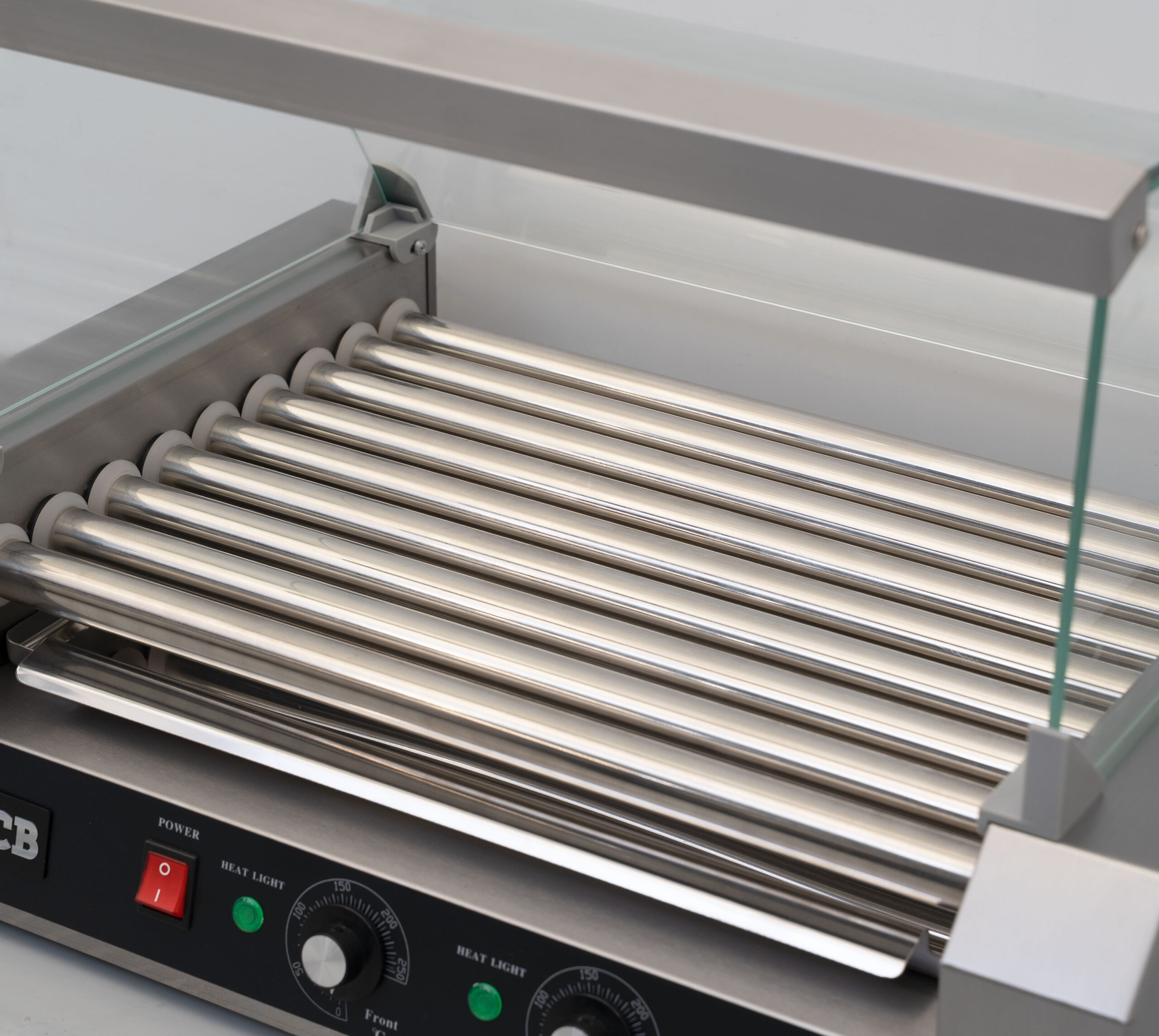 HCB Sausage Grill - Hot Dog Roller - 9 rollers - Stainless Steel - 230V - Image 5