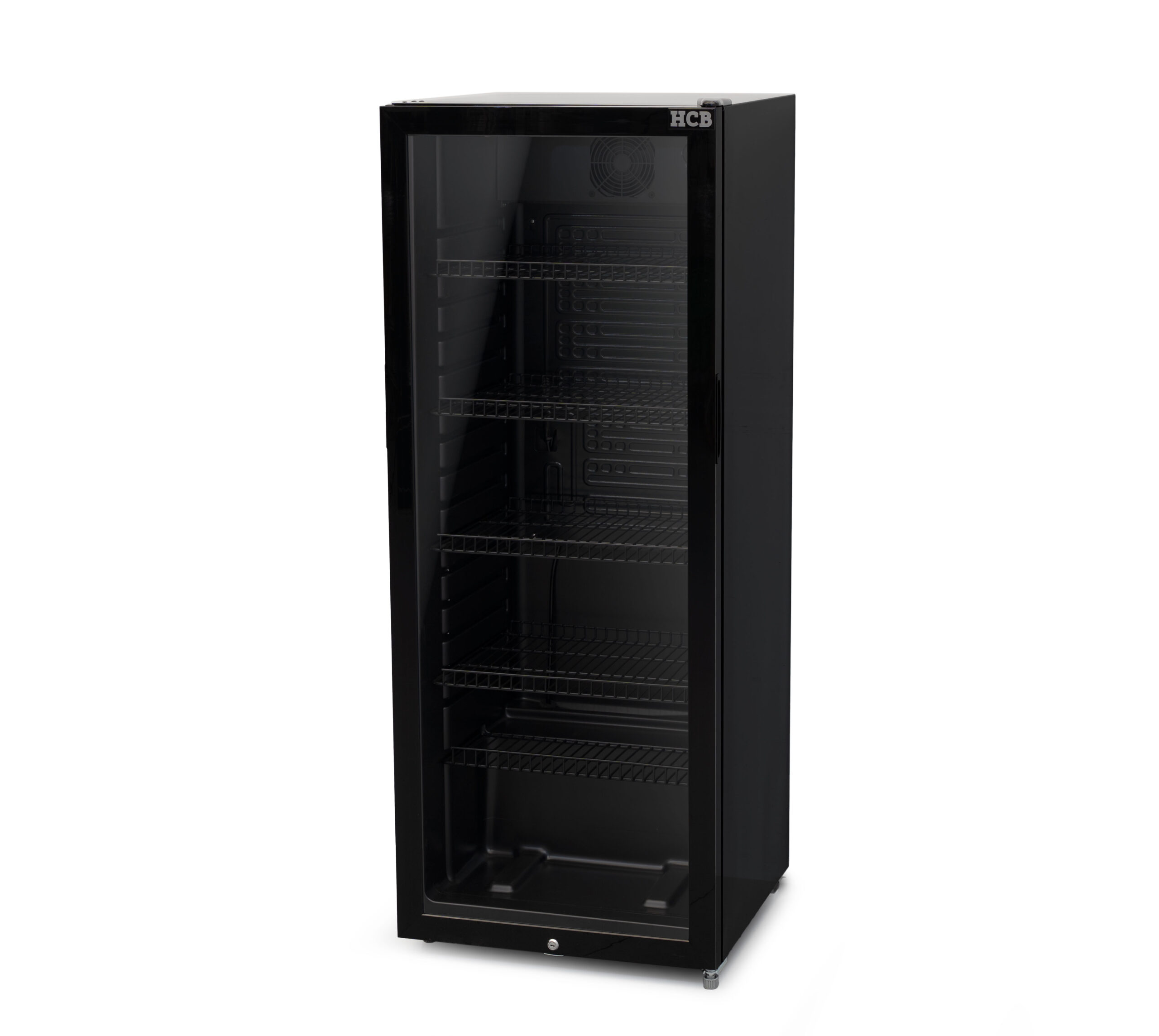 HCB Glasdeurkoeling - 248 liter - zwart - 230V - Afbeelding 3