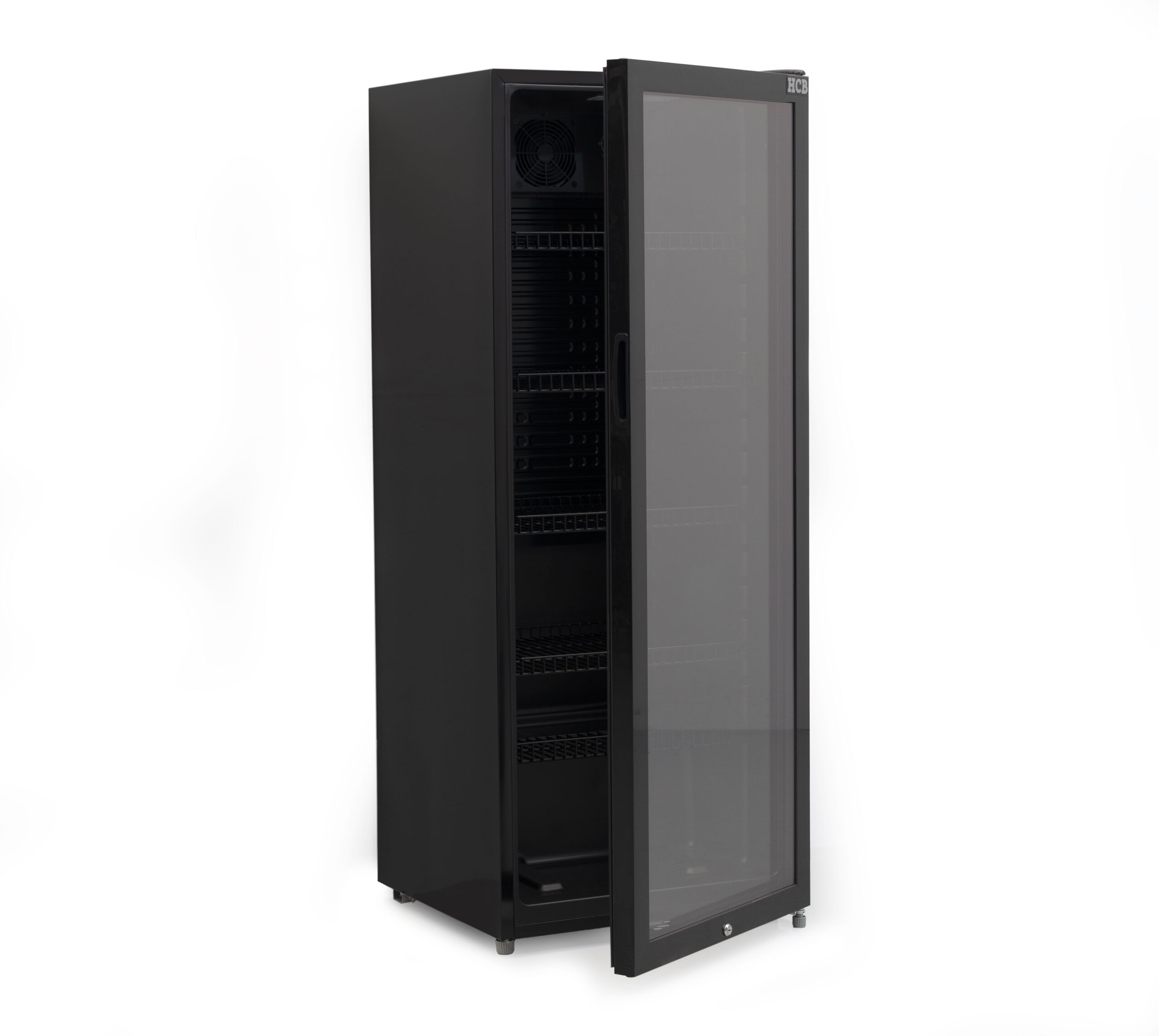 HCB Glasdeurkoeling - 248 liter - zwart - 230V - Afbeelding 5